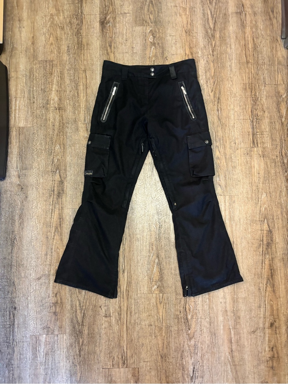 Holden Black Men's Cargo Snow Pants with Zip Pockets size M (0076)